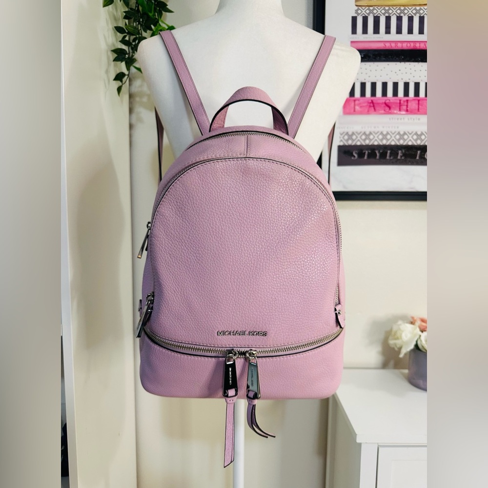MICHAEL Michael Kors Rhea Zip Small Light Magenta Backpack